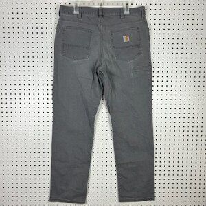 Carhartt‎ Pants Work Wear Men's 36x32 Gray Faded Relaxed 102517 039 Straight